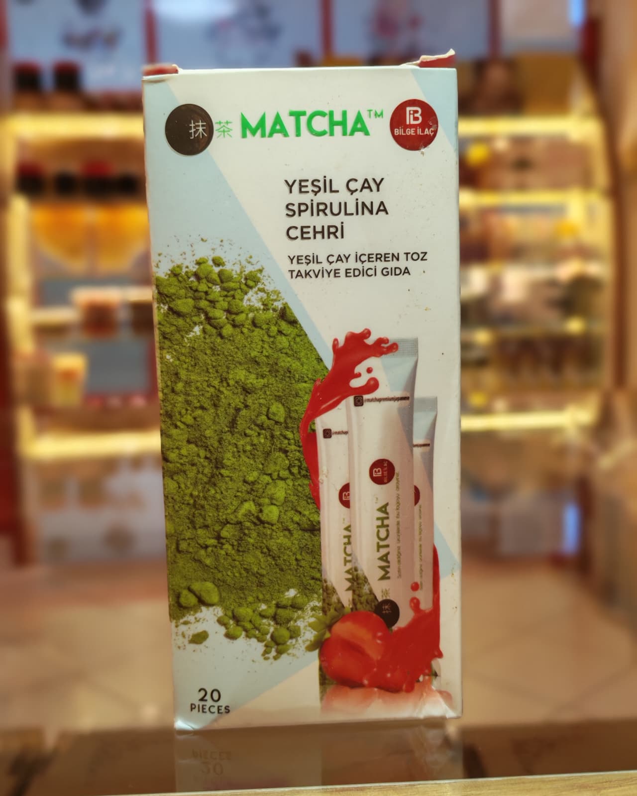 Yeşil Çay Spirulina Cehri