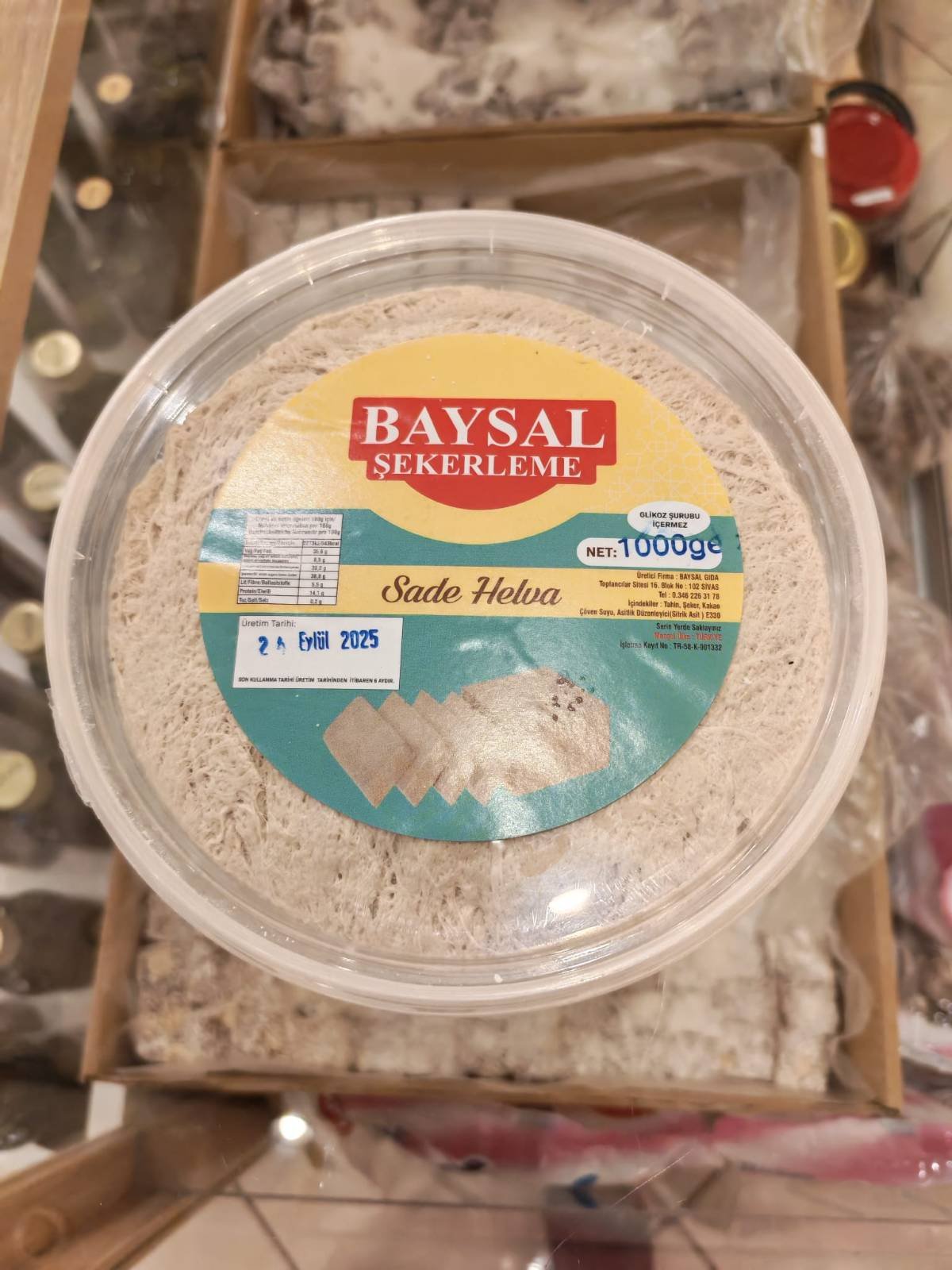 Baysal Sade Tahin Helvası